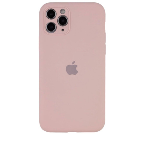 Чехол Silicone Case Full Camera на iPhone 11 Pro Max Pink sand